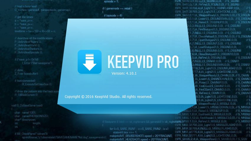 KeepVid Pro Quickly and easily download videos from over 1000 sites