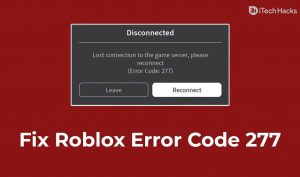 what is error code 277 on roblox