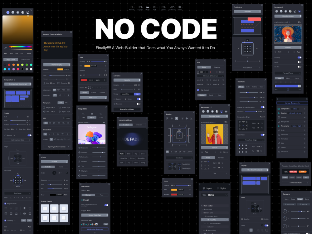 no code app builder free