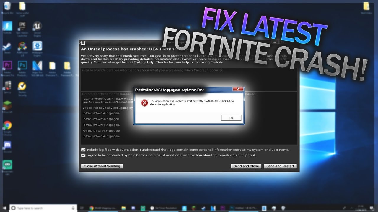 fortnite for mac keeps crashing