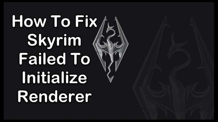 Failed to initialize renderer oblivion как исправить